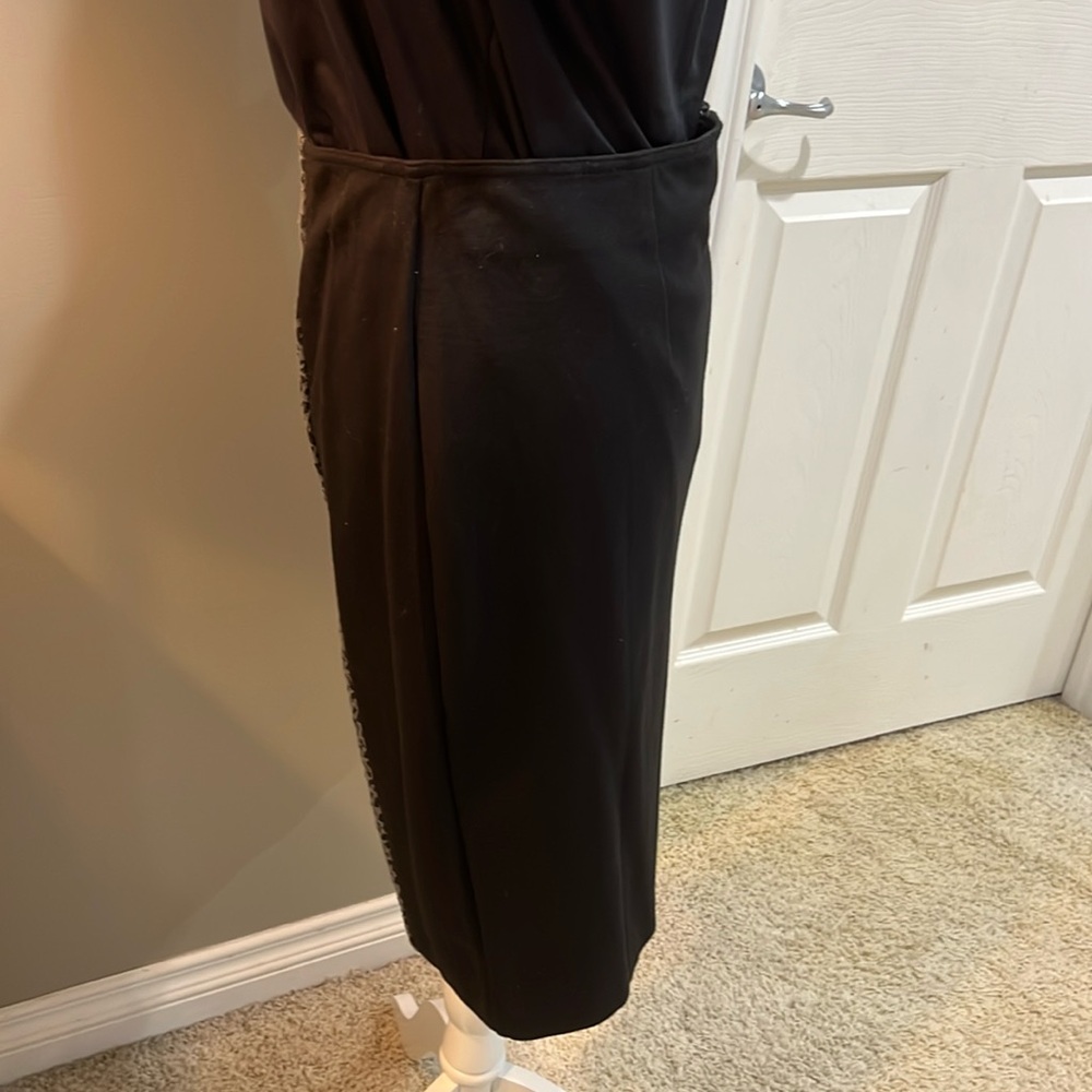 NWT CHICO’S Cheetah 🐆  Jacquard Shannon Pencil Skirt - Size 2 - Picture 4 of 16